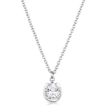 Montanta Silversmiths Lucky Trot Crystal Necklace
